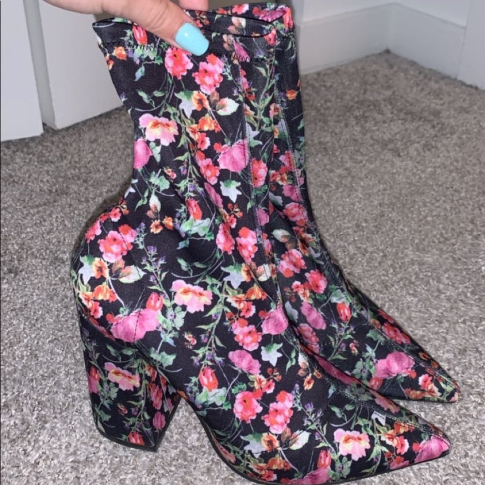 Floral boots